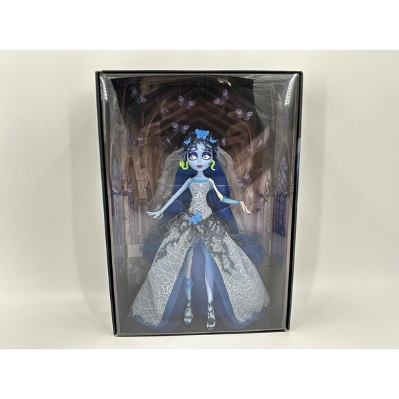 Monster High Tim Burton's Corpse Bride Emily Skullector Fashion Doll IN HAND - Picture 1 of 12